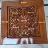 Wooden carved side table - Image 3