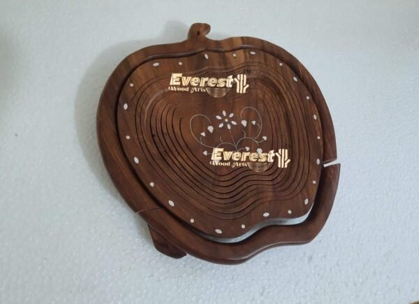 Wooden foldable fruit basket - Image 2