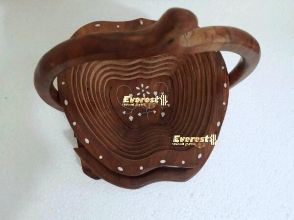 Wooden foldable fruit basket - Image 4