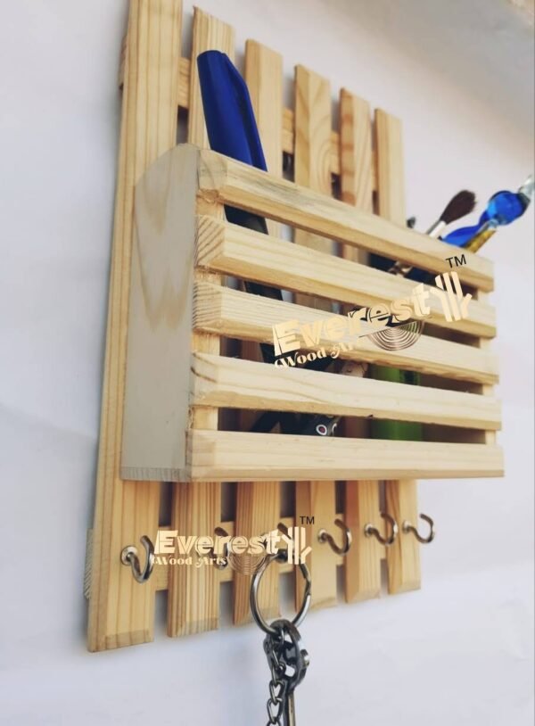 Wooden key holder/Pen holder - Image 2